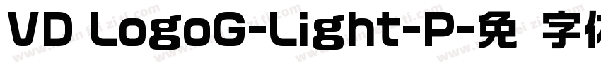 VD LogoG-Light-P字体转换